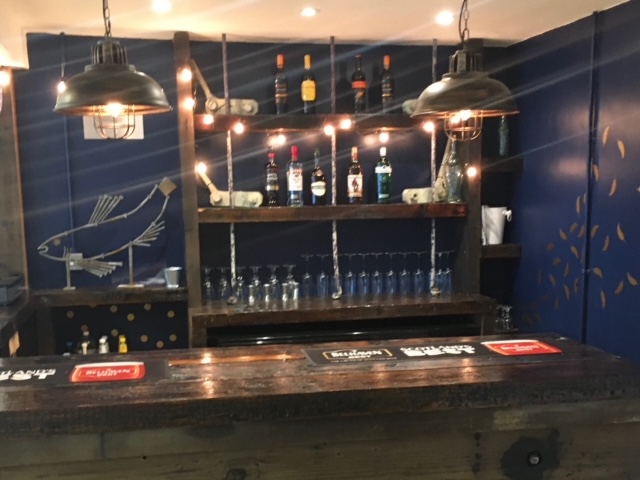 The new bar made from parts of the original Union Chan Bridge